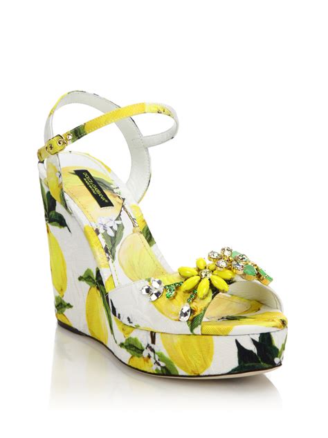 dolce gabbana sandalias 2015|dolce gabbana sandals lemon.